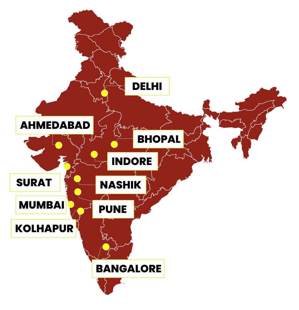 Where Shree Techno Solutions delivers across India